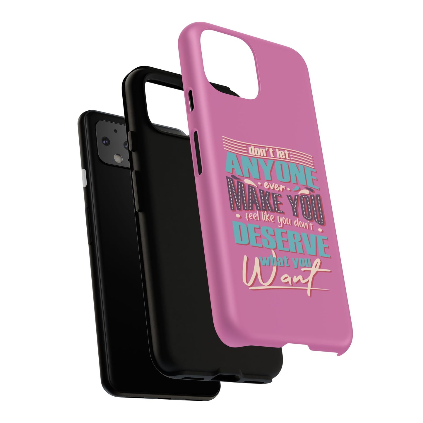 Inspirational Phone Case, Motivational Phone Cover, Tough Cases for Her, Gift for Friends, Self-Love Quote Case