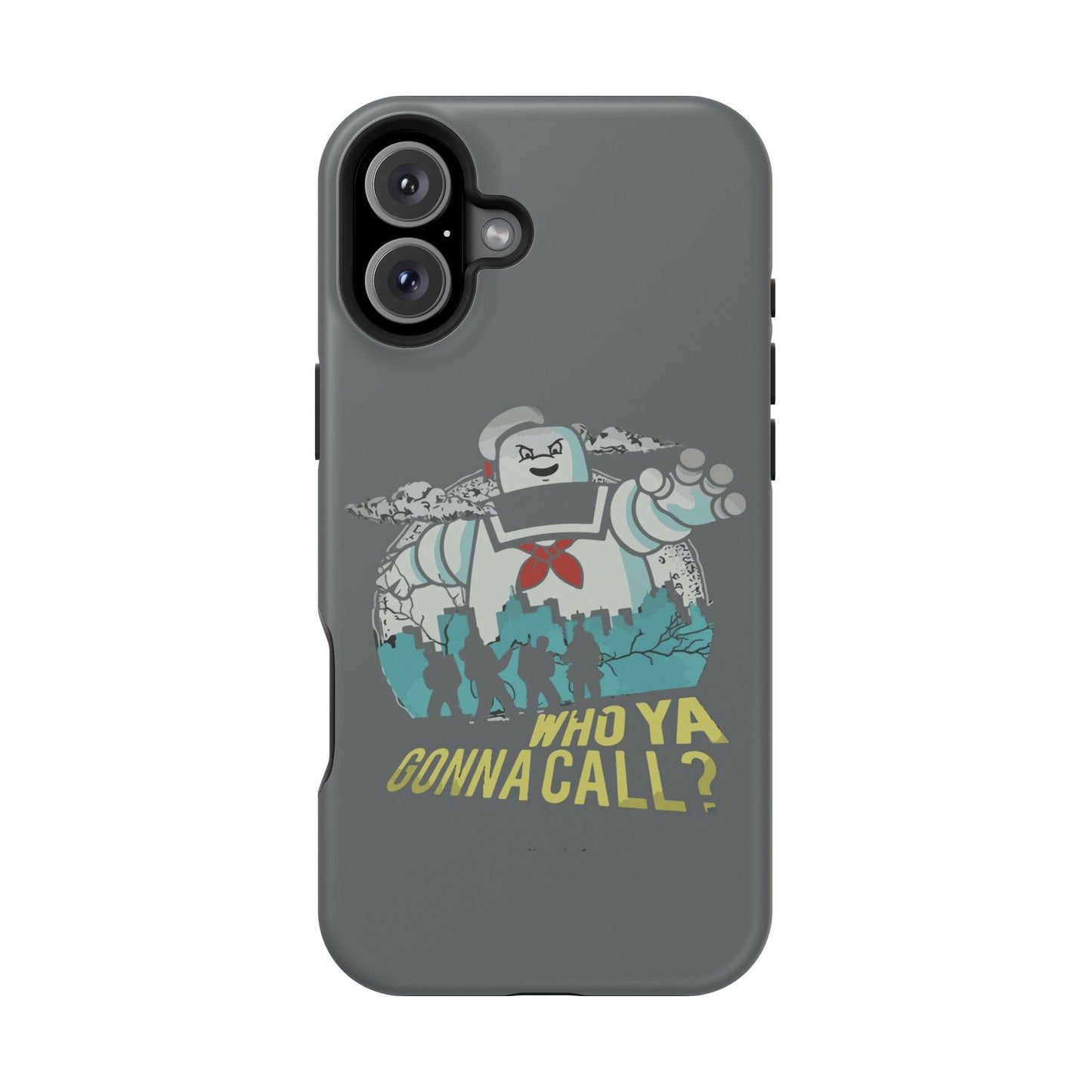 Ghostbuster-Inspired Tough Phone Case - Who Ya Gonna Call? - Perfect for Fans, Gift for Halloween, Geeky Accessories, Durable Protection