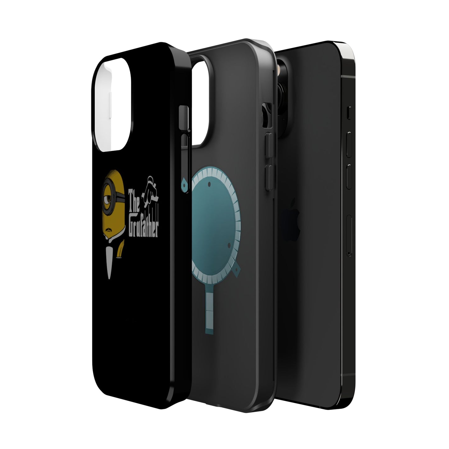 Magnetic Tough Cases: The Gruffather Phone Cover, Gift for Minions Fans, Unique Cell Phone Case, Durable Protective Case, Fun Cartoon Design
