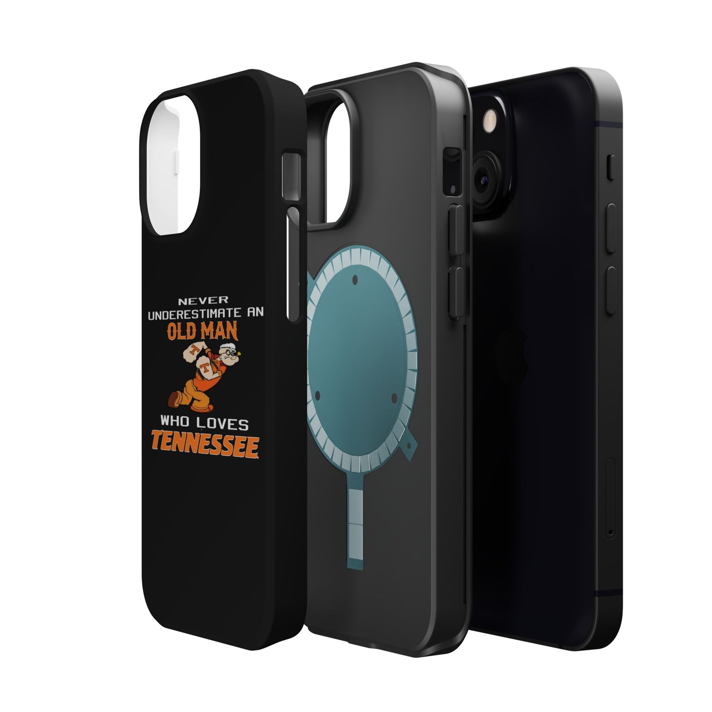 Tough Phone Case, Old Man Who Loves Tennessee, Gift for Grandpa, Tennessee Pride, Men's Accessories, Father's Day, Custom Cases