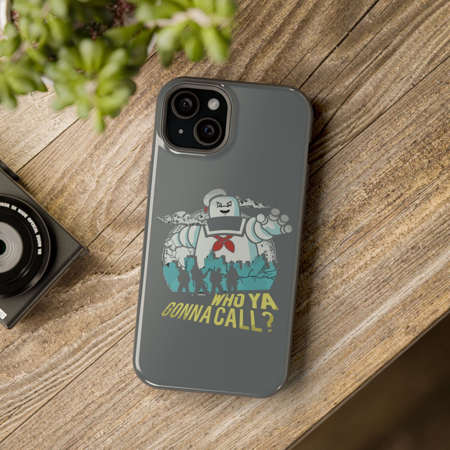 Ghostbuster-Inspired Tough Phone Case - Who Ya Gonna Call? - Perfect for Fans, Gift for Halloween, Geeky Accessories, Durable Protection