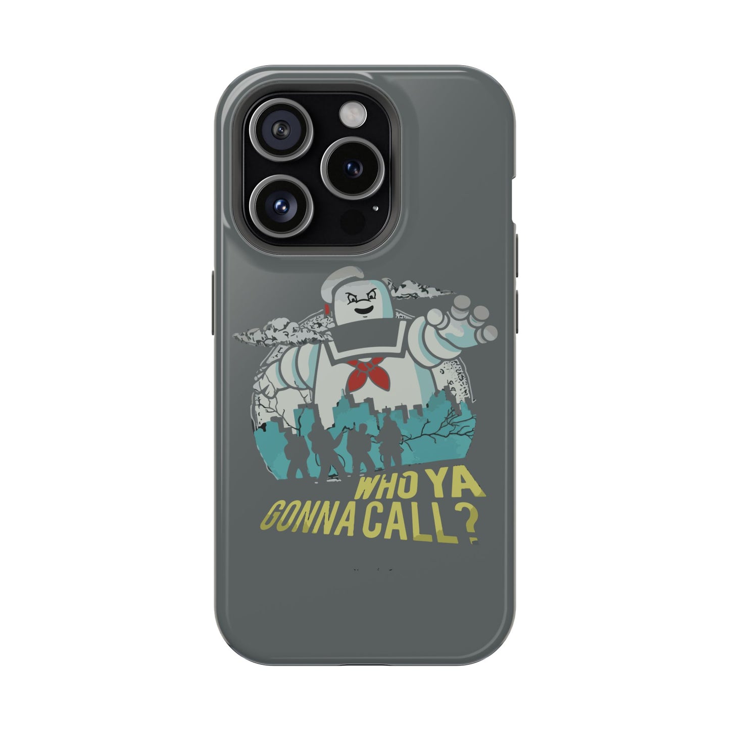 Ghostbuster-Inspired Tough Phone Case - Who Ya Gonna Call? - Perfect for Fans, Gift for Halloween, Geeky Accessories, Durable Protection