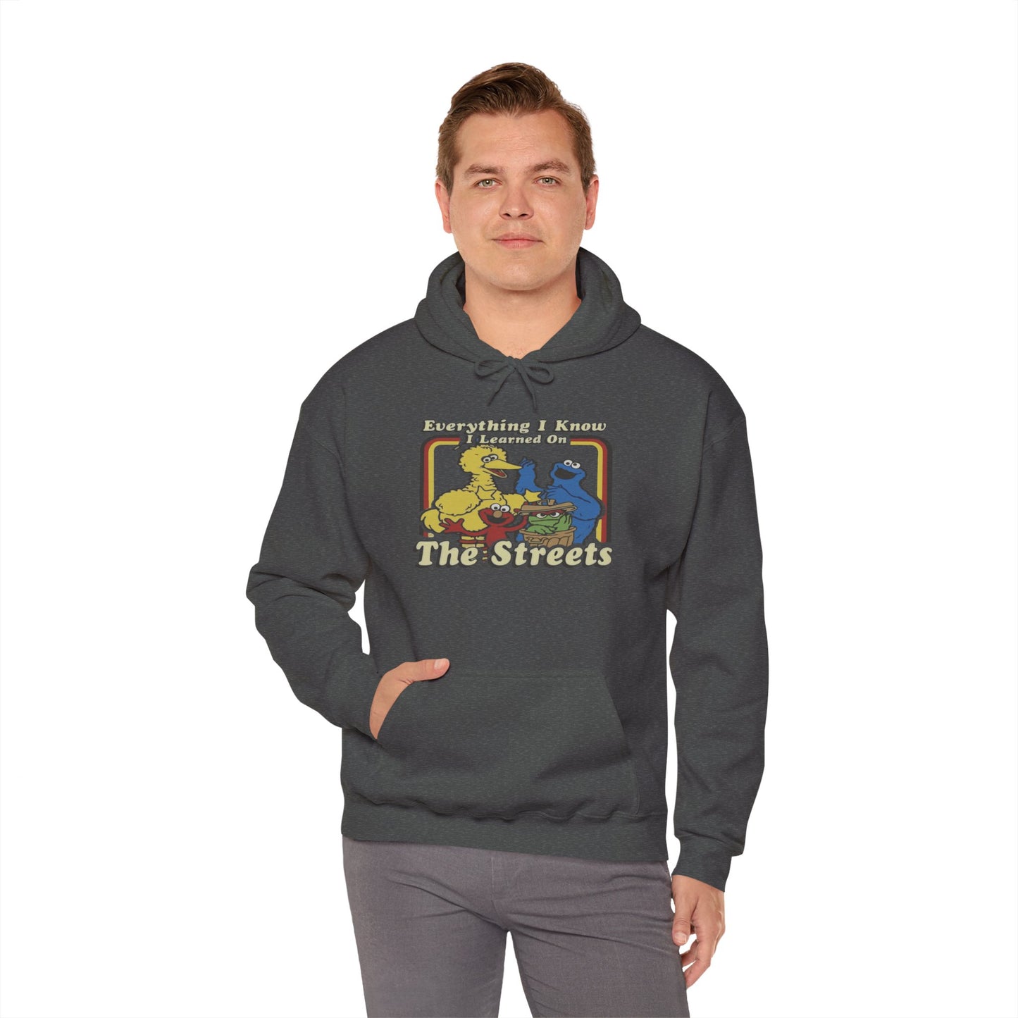 Vintage Street Art Hoodie - Cozy Unisex Sweatshirt for Creative Souls, Outdoor Relaxation, Casual Hangouts