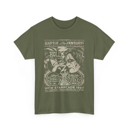 Vintage Wrestling Tee - Hulk vs Sting Retro Sports Nostalgia - Classic WCW Unisex Heavy Cotton Tee