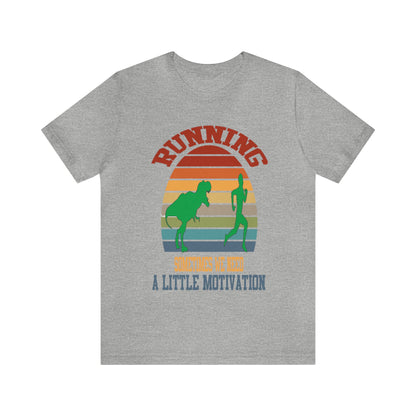 Running With Movite Unisex Jersey Short Sleeve Tee