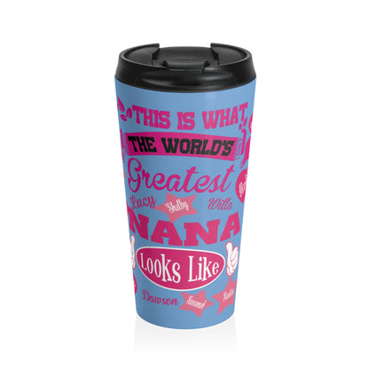 Greatest Nana Travel Mug – Stainless Steel Insulated Gift for Grandmothers