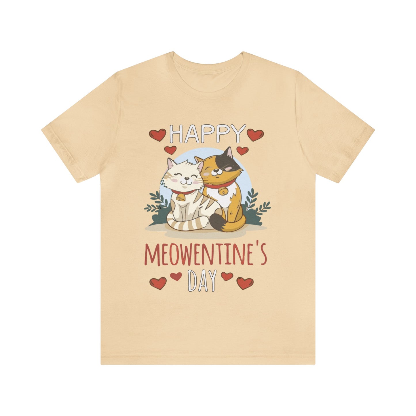 Happy Meowentine's Jersey Short Sleeve Tee