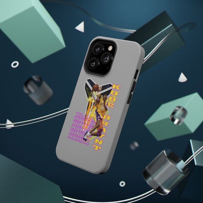 Impact-Resistant Phone Case — Bold Retro Basketball Graphic