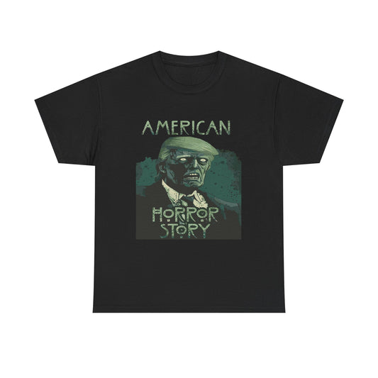 American Horror Story Unisex Heavy Cotton Tee, Horror Fan Gift, Graphic Tee, Halloween Costume, TV Show Merch