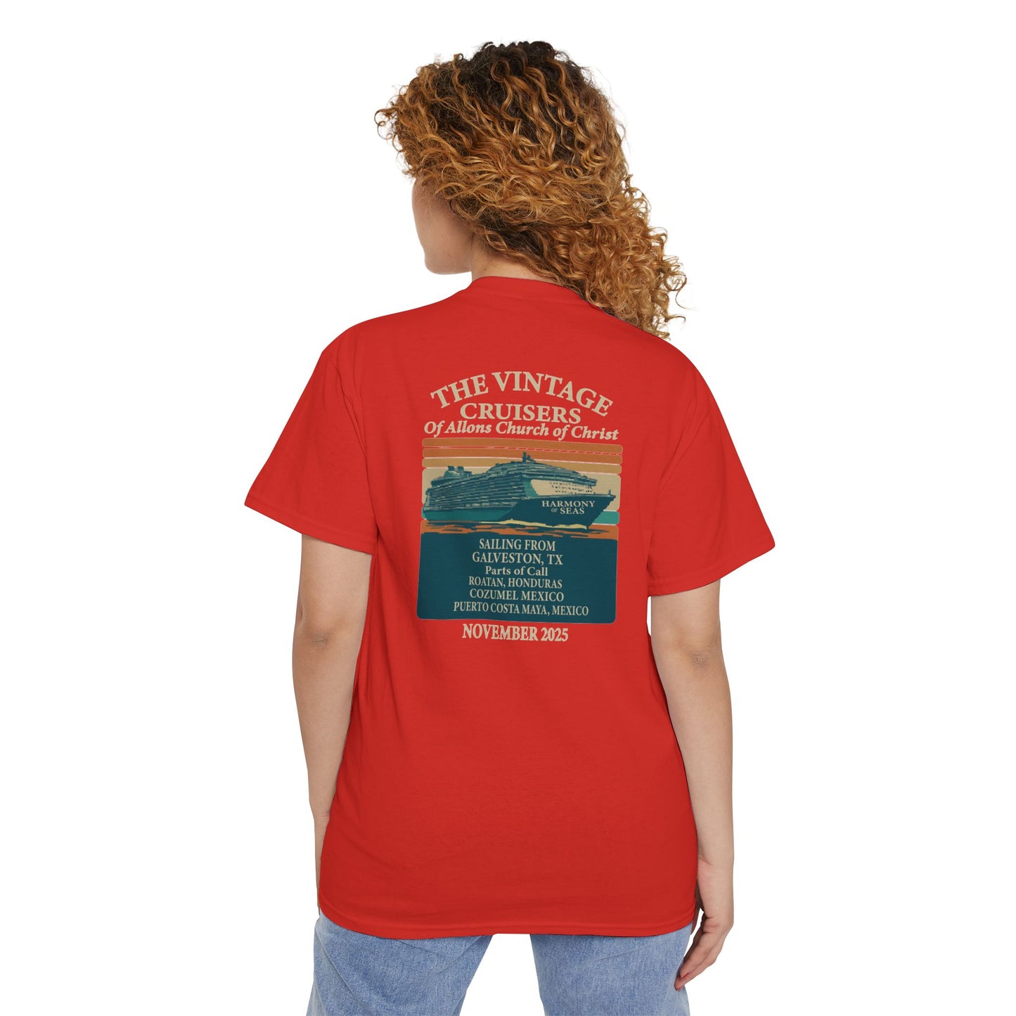 Retro Pocket Tee Allons Church of Christ Cruise 2025 Unisex T-Shirt
