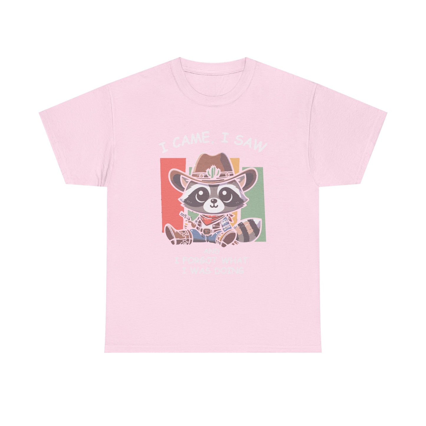 Fun Raccoon Graphic Tee, Cute Funny Animal T-Shirt, Unique Gift, Unisex Cotton Tee, Casual Wear, Birthday Gift, Humor Shirt