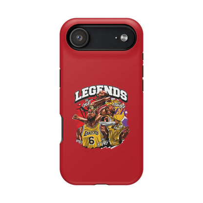Legends Basketball Graphic Phone Case — Impact-Resistant iPhone Cover