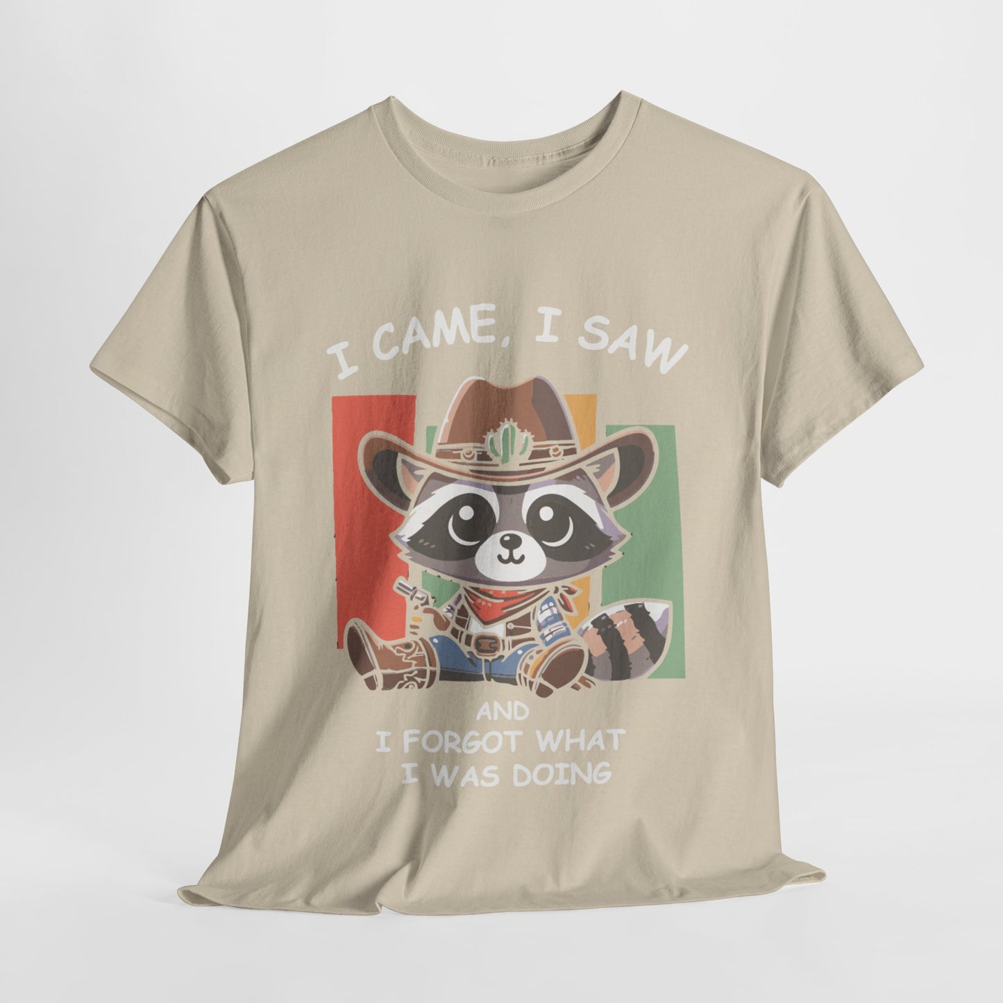 Fun Raccoon Graphic Tee, Cute Funny Animal T-Shirt, Unique Gift, Unisex Cotton Tee, Casual Wear, Birthday Gift, Humor Shirt