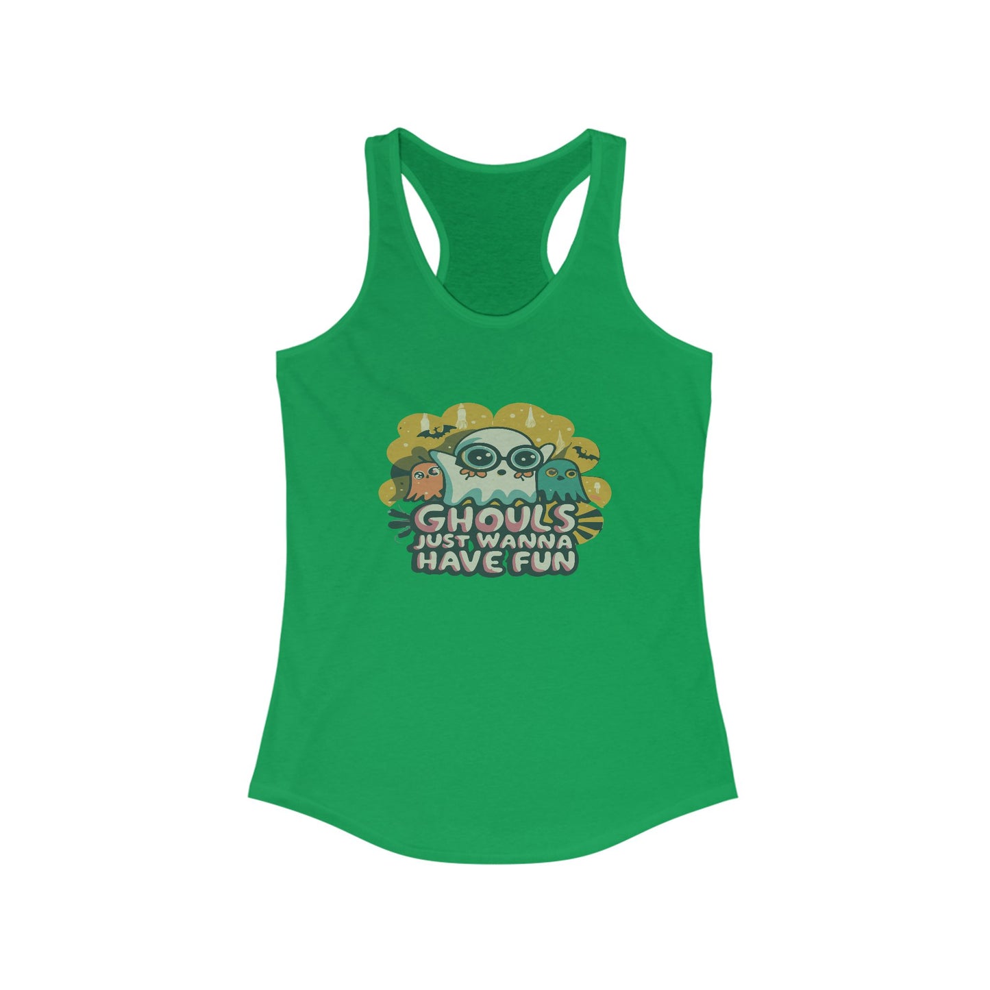 Ghouls Just Wanna Have Fun Tank Top, Women's Summer Shirt, Halloween Apparel, Casual Top, Spooky Gift, Fun Workout Wear
