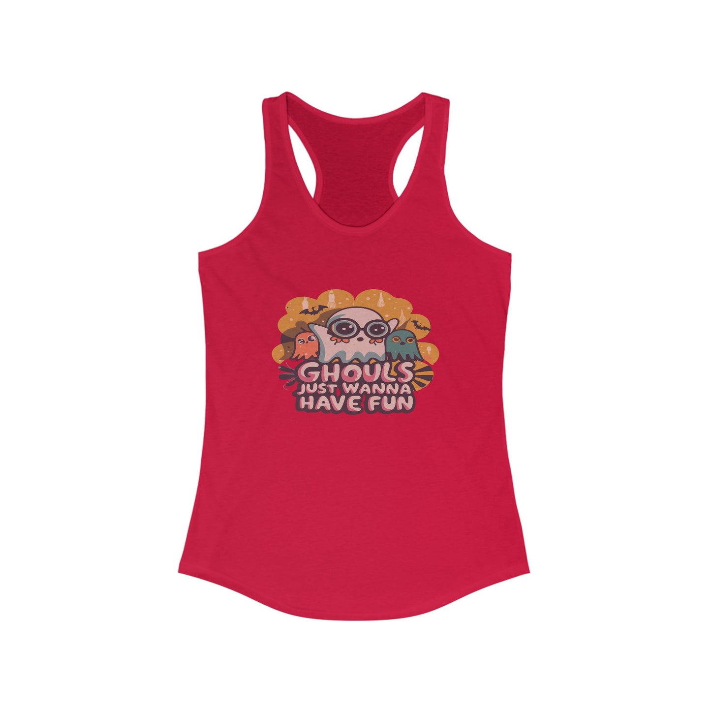 Ghouls Just Wanna Have Fun Tank Top, Women's Summer Shirt, Halloween Apparel, Casual Top, Spooky Gift, Fun Workout Wear