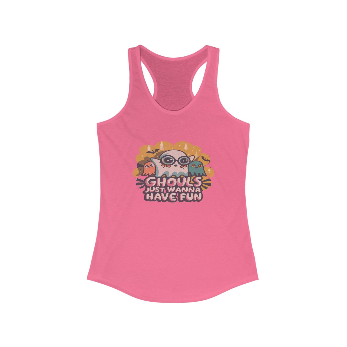 Ghouls Just Wanna Have Fun Tank Top, Women's Summer Shirt, Halloween Apparel, Casual Top, Spooky Gift, Fun Workout Wear