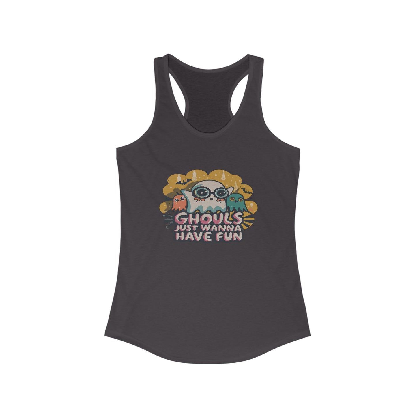 Ghouls Just Wanna Have Fun Tank Top, Women's Summer Shirt, Halloween Apparel, Casual Top, Spooky Gift, Fun Workout Wear