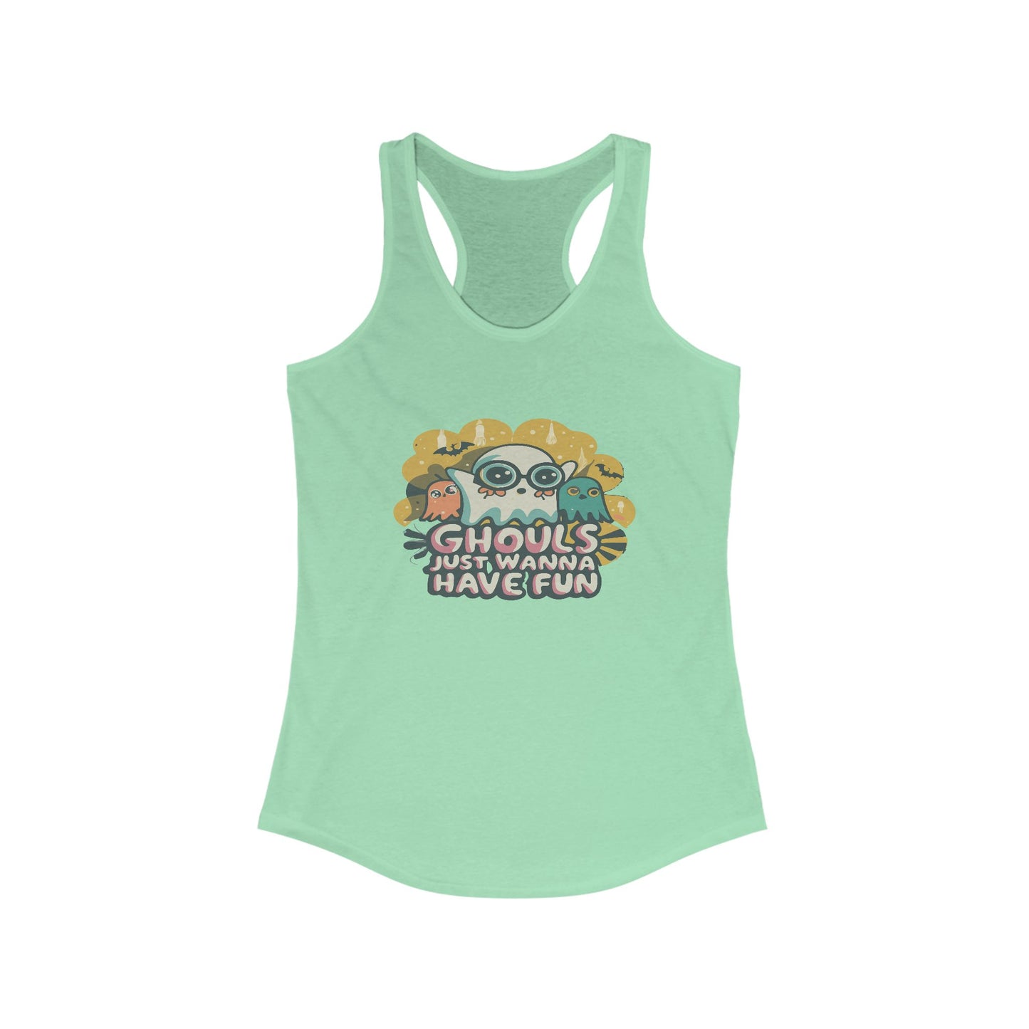 Ghouls Just Wanna Have Fun Tank Top, Women's Summer Shirt, Halloween Apparel, Casual Top, Spooky Gift, Fun Workout Wear