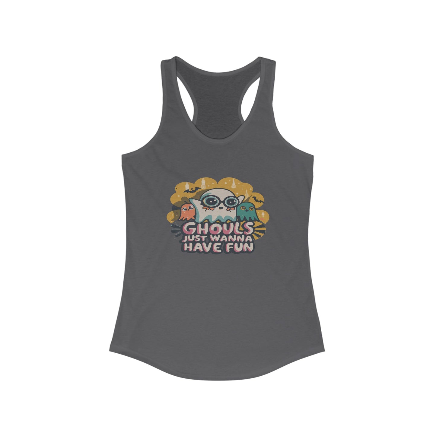 Ghouls Just Wanna Have Fun Tank Top, Women's Summer Shirt, Halloween Apparel, Casual Top, Spooky Gift, Fun Workout Wear