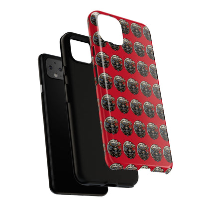 Bold Phone Case, Tough Phone Cover, Red Phone Protector, Unique Gift for Him/Her, Trendy Tech Accessory