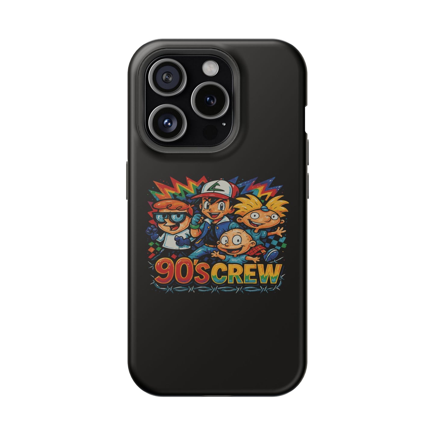 90s Crew Impact-Resistant Phone Case — Retro Cartoon Gamer Design