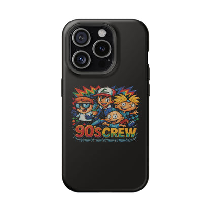 90s Crew Impact-Resistant Phone Case — Retro Cartoon Gamer Design
