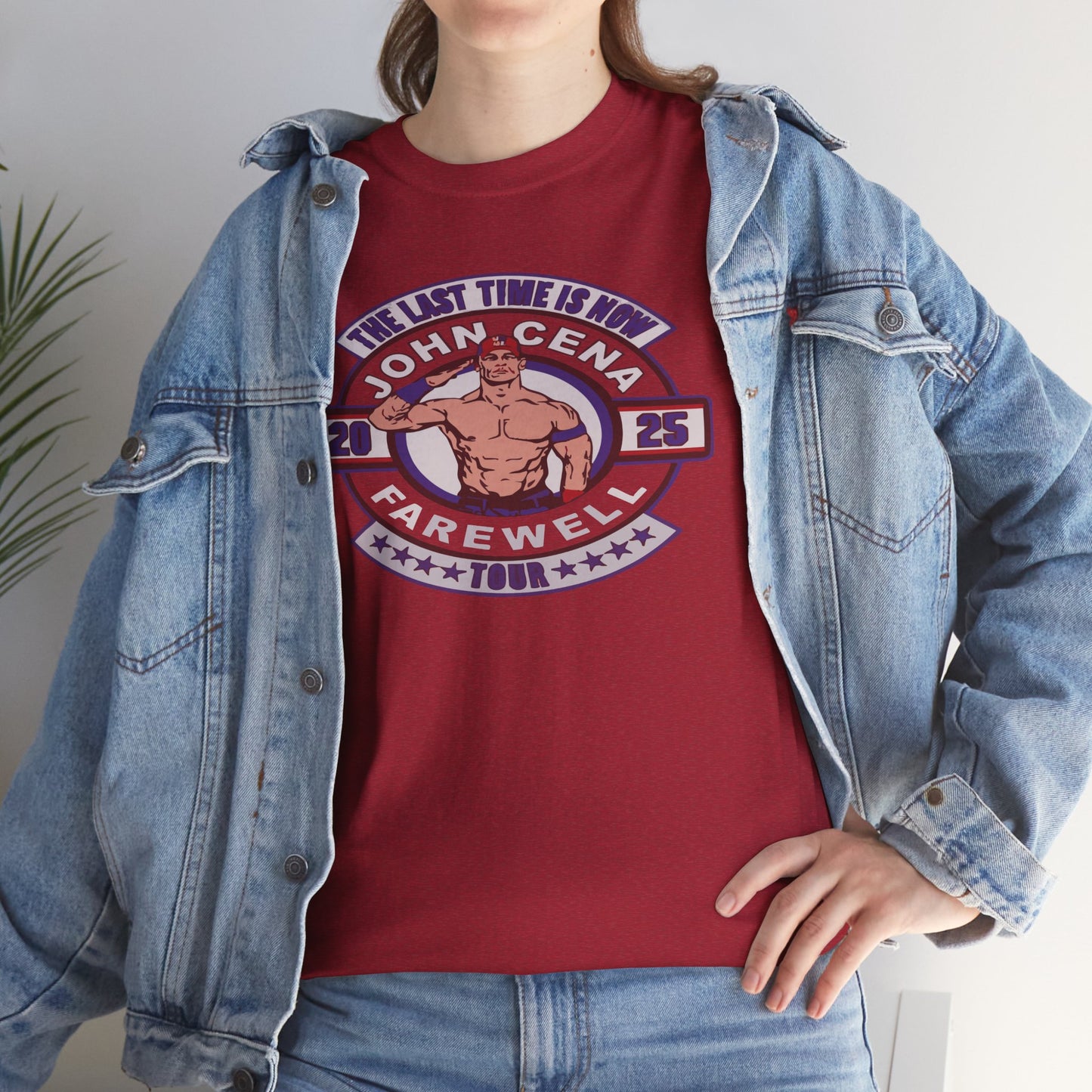 Wrestling Tribute Tee, John Cena Farewell Shirt, Unisex Graphic Tee, Fan Merchandise, Gift for Sports Lovers