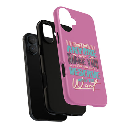 Inspirational Phone Case, Motivational Phone Cover, Tough Cases for Her, Gift for Friends, Self-Love Quote Case