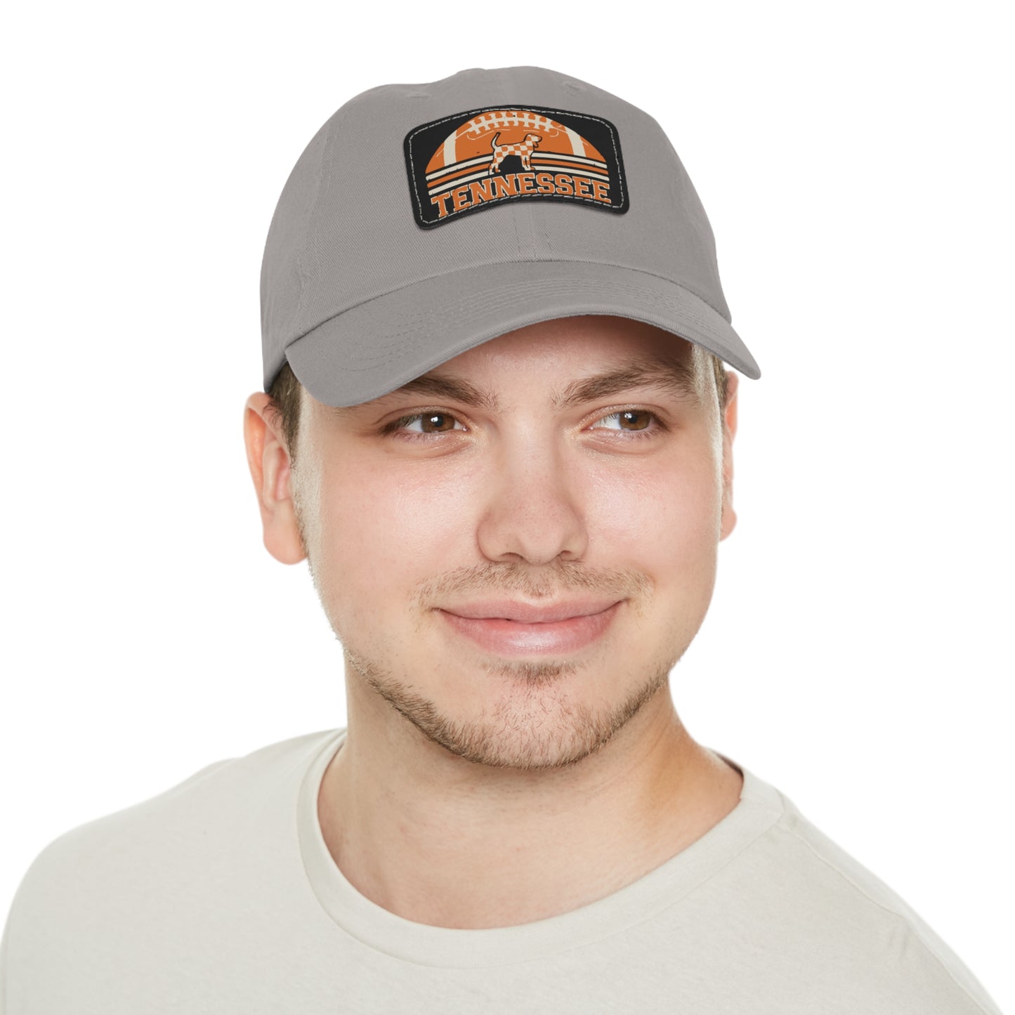 Tennessee Dad Hat with Leather Patch, Casual Hat, Sports Cap, Gift for Dads, Outdoor Hat, Summer Accessory