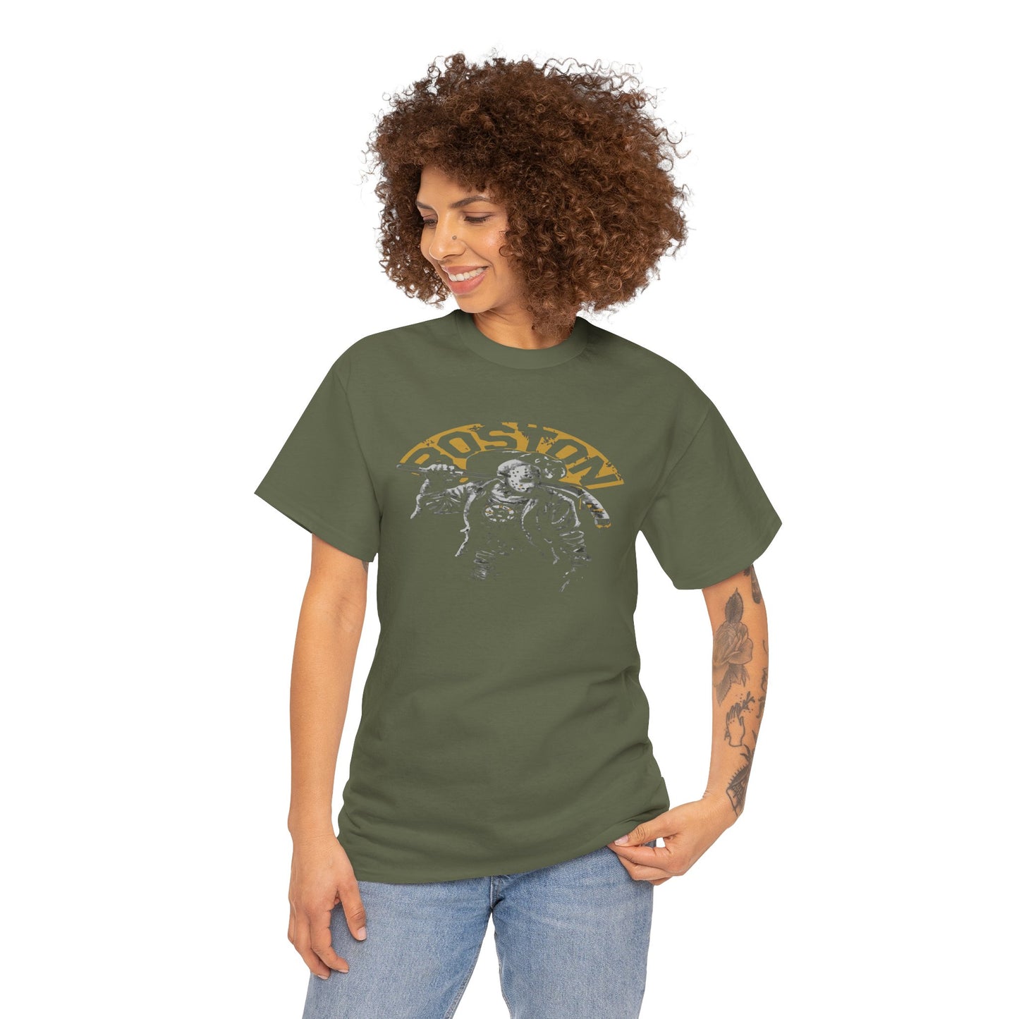 Boston Graphic Tee, Unisex Cotton T-Shirt, Casual Wear, Gift for Him/Her, Streetwear Style, Travel Souvenir, Boston Pride Shirt