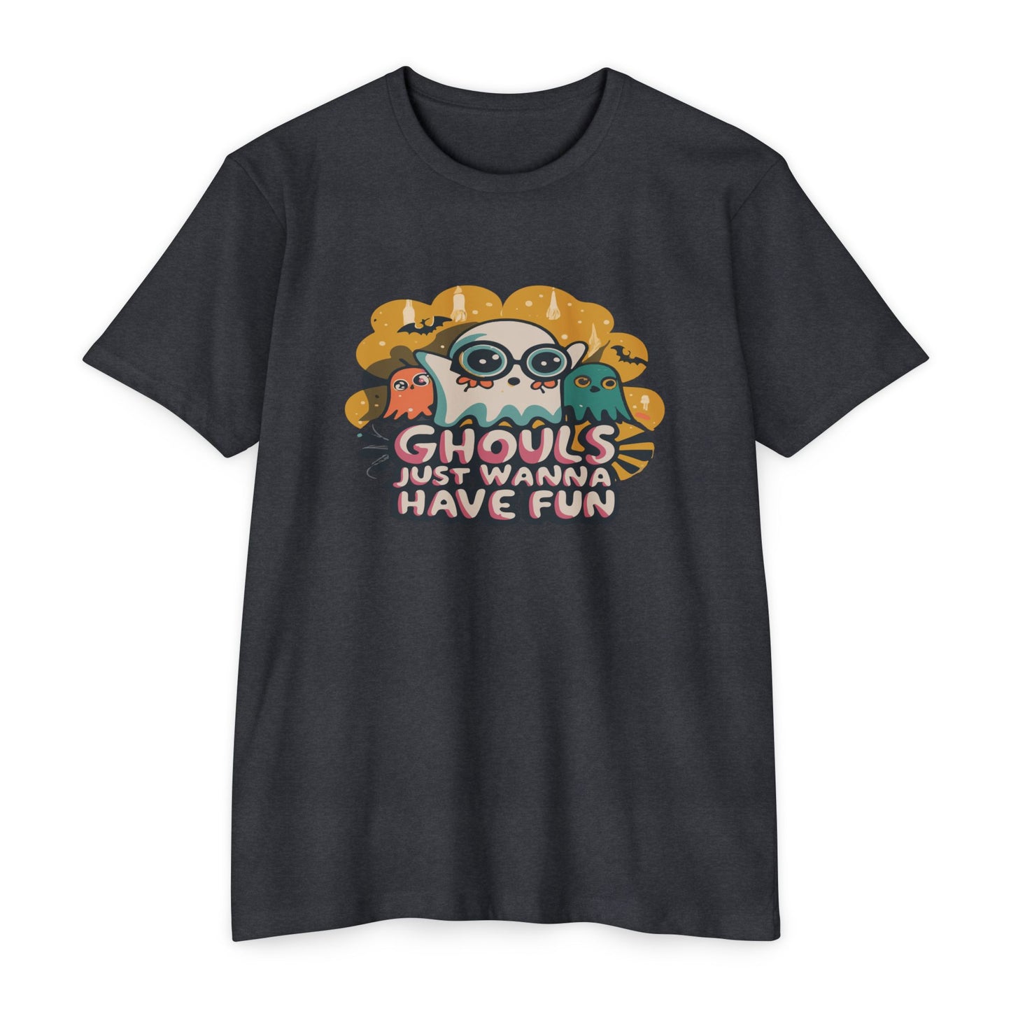 Halloween Fun Graphic Tee, Ghouls T-shirt, Unisex T-shirt, Spooky Shirt, Casual Halloween Apparel