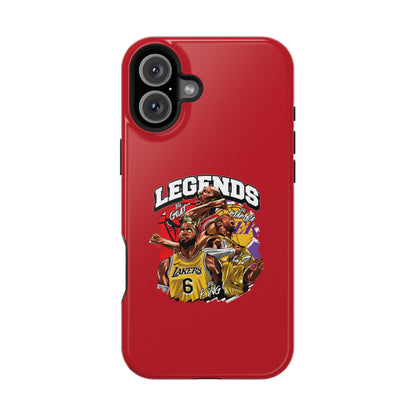 Legends Basketball Graphic Phone Case — Impact-Resistant iPhone Cover