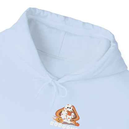 Cozy Halloween Cat Hoodie | Unisex Sweatshirt for Fall, Autumn Vibes, Casual Wear, Gift for Cat Lovers, Spooky Season