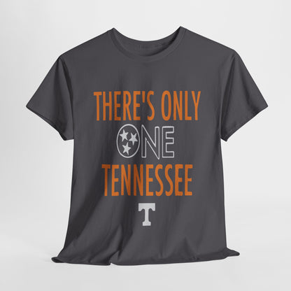 Tennessee Pride Tee, Unisex Heavy Cotton Tee, Tennessee Fans Gift, College Sports Apparel, Casual Everyday Wear, State Pride Shirt