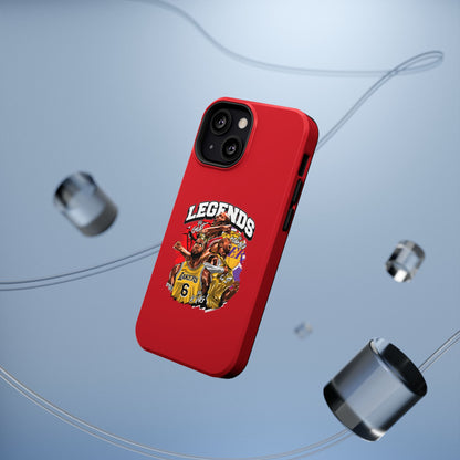 Legends Basketball Graphic Phone Case — Impact-Resistant iPhone Cover