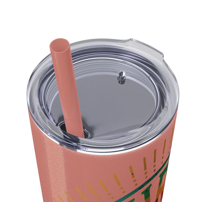 Nurse Skinny Tumbler, 20oz, Motivational Drinkware, Gift for Nurses, Summer Hydration, Nurse Appreciation Day