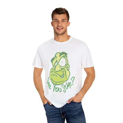 Unisex Garment-Dyed T-Shirt with Quirky Cartoon Design - Perfect for Casual Wear, Gifting, Parties, and Everyday Comfort