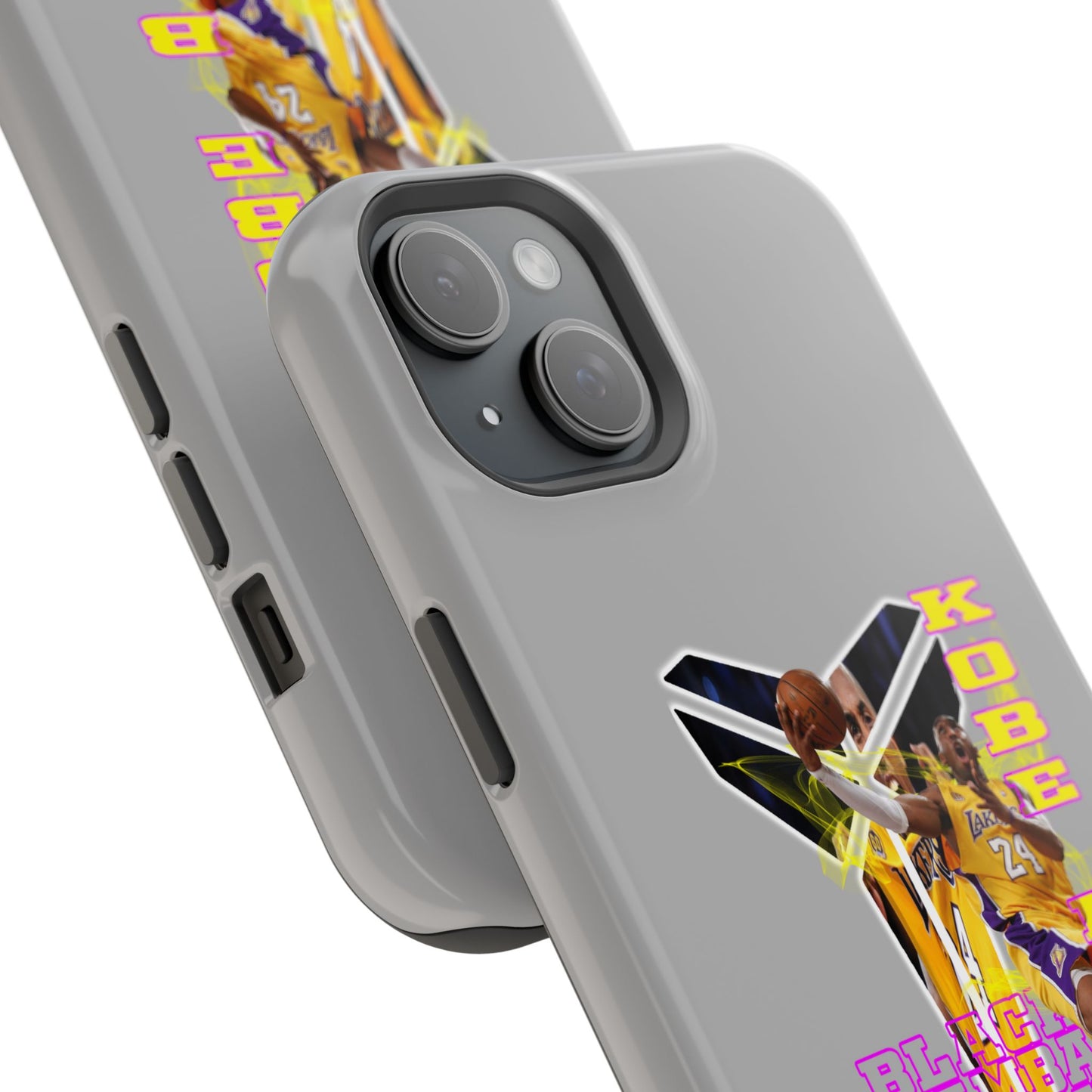 Impact-Resistant Phone Case — Bold Retro Basketball Graphic