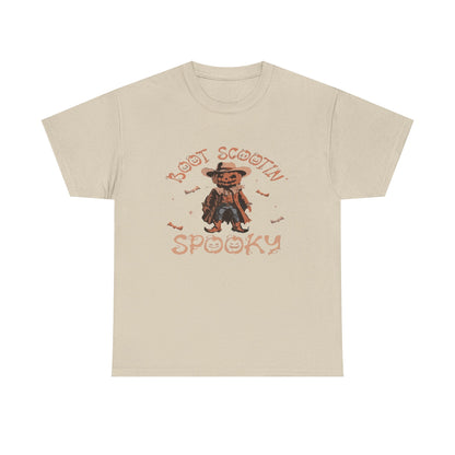 Spooky Cowboy Tee, Unisex Heavy Cotton T-Shirt, Halloween Costume, Fall Fashion, Fun Casual Wear, Gift for Friends, Boot Scootin' [...]