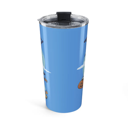 Halloween-Themed 20oz Tumbler - Trick or Treat Design, Cute Dog Characters, Perfect for Gifts, Fall Celebrations, and Party Favors