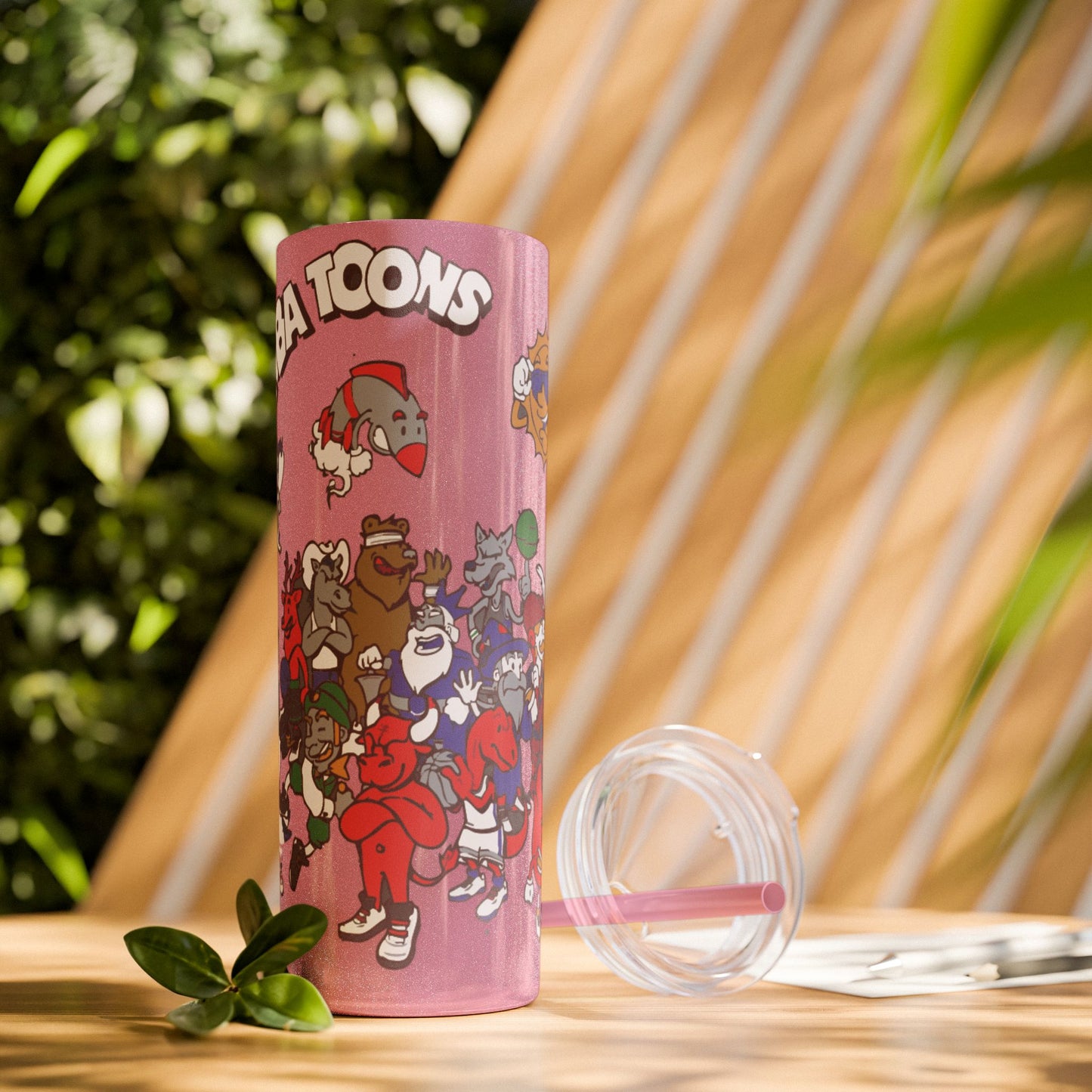 NBA Toons Skinny Tumbler with Straw, 20oz - Stylish Drinkware for Sports Fans, Gift for Birthdays, Holidays, Basketball Lovers, Fun [...]