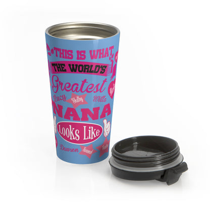 Greatest Nana Travel Mug – Stainless Steel Insulated Gift for Grandmothers