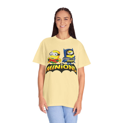 Minions Superhero Unisex T-shirt, Fun Gift for Kids, Cartoon Apparel, Birthday Party Outfit, Family Movie Night Wear