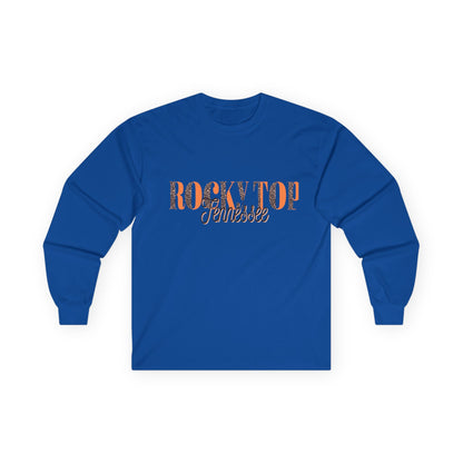 Rocky Top Tennessee Long Sleeve Tee — Vintage Script State Pride
