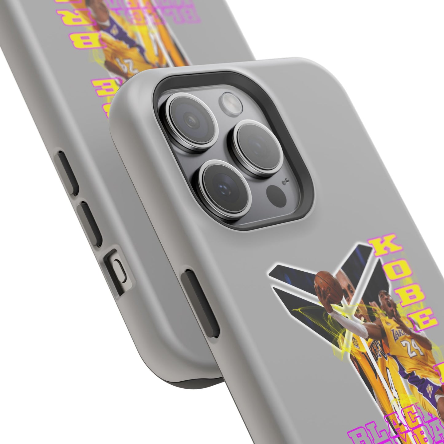 Impact-Resistant Phone Case — Bold Retro Basketball Graphic