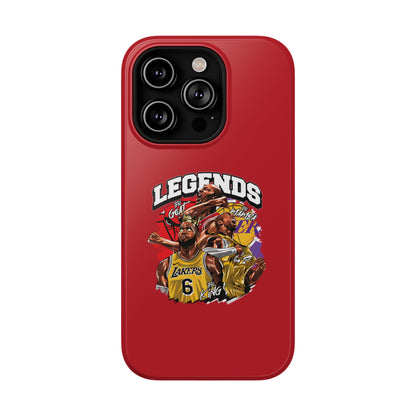 Legends Basketball Graphic Phone Case — Impact-Resistant iPhone Cover