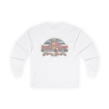Long Sleeve Tee - Retro 'Bubba Gump Shrimp Co.' Vintage Logo