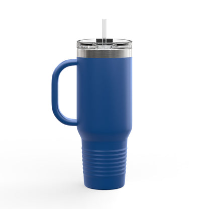 Adventure-Ready Insulated Travel Mug - 40oz with 'Captured' Design