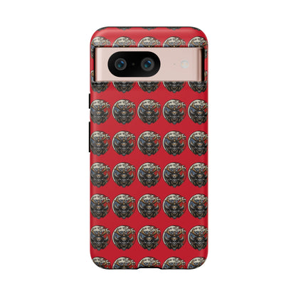 Bold Phone Case, Tough Phone Cover, Red Phone Protector, Unique Gift for Him/Her, Trendy Tech Accessory