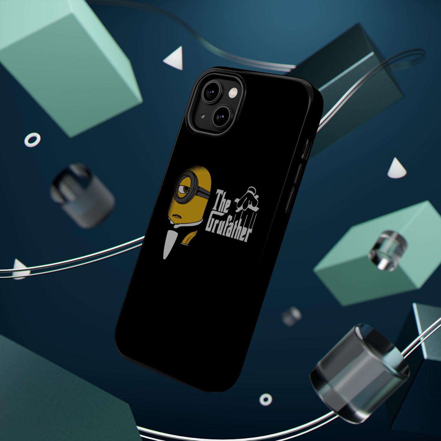 Magnetic Tough Cases: The Gruffather Phone Cover, Gift for Minions Fans, Unique Cell Phone Case, Durable Protective Case, Fun Cartoon Design
